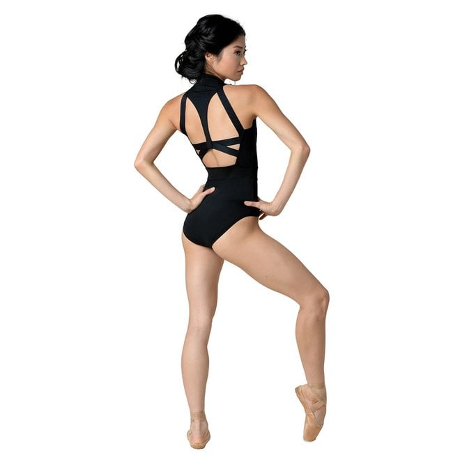 Chic Ballet - The Amelia Leotard (CHIC101-BLQ) - Black Quad - FINAL SA – Oh  La La Dancewear