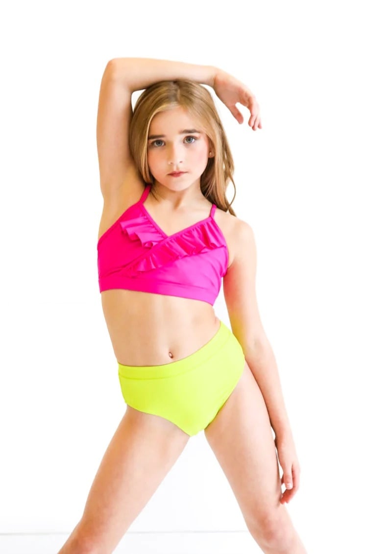 Active Cutie Ballet/Dance Kid's Double Lined Sports Bra (PICK YOUR SKI –  active-cutie