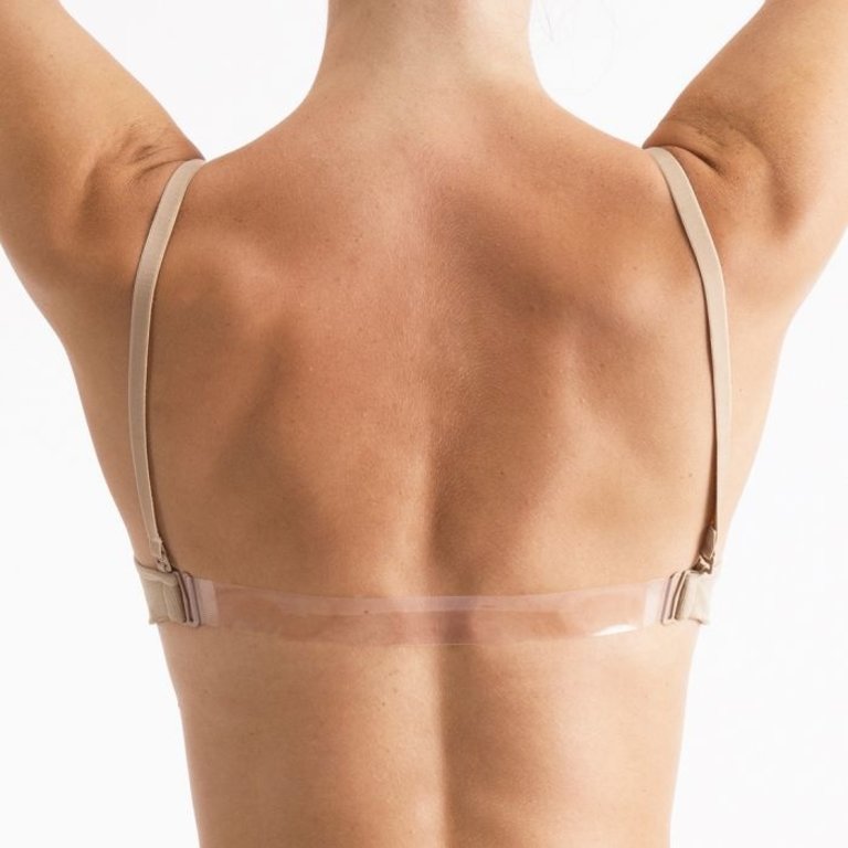 ST Seamless Clear Back Bra/ Removable Pads- Youth - Bellissimo