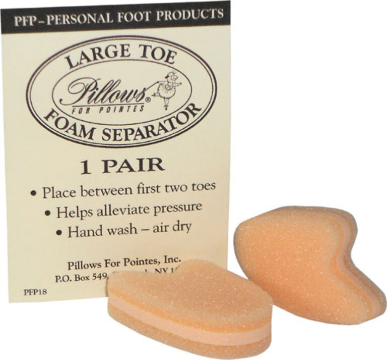 Pillows For Pointe PFP Large Foam Toe Separator