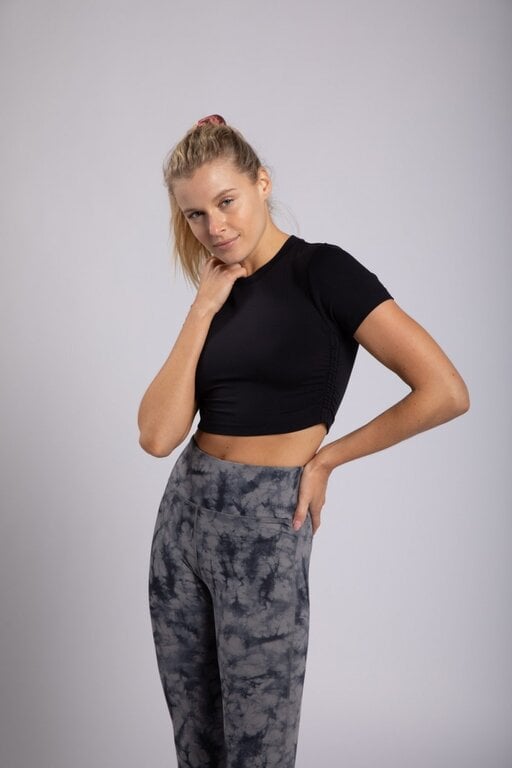 Mono B MONO Side Cinch Cropped Top - Adult L