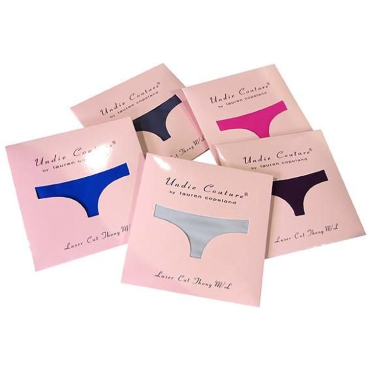 Thongs with laser cutting INVISIBLE – belle you