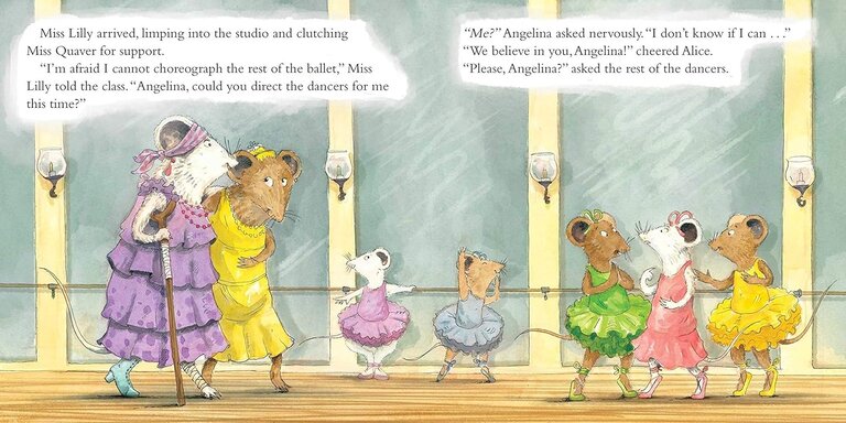 Simon & Schuster Angelina Ballerina Center Stage