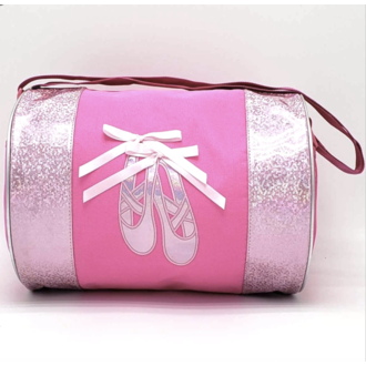 CJ Merchantile CJM Glittery Ballet Slippers Barrel Bag