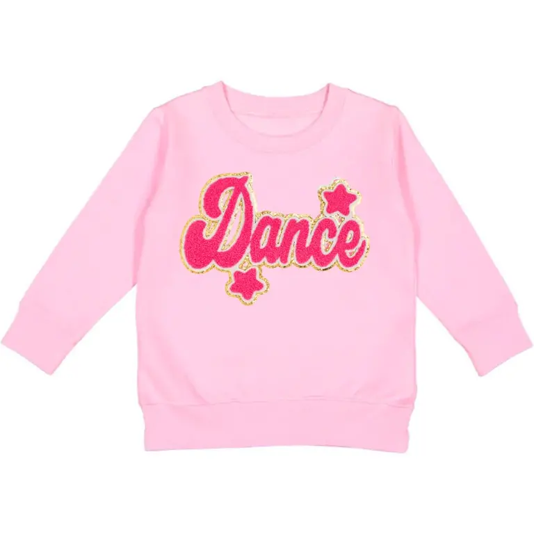 Sweet Winks SW Script DANCE Patch Sweatshirt