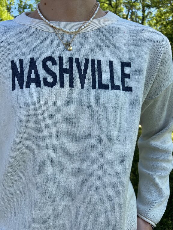 Town Pride Boxy Crewneck Sweater "Nashville"