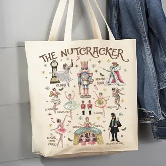 Avery Lane Gifts ALG Nutcracker Ballet Canvas Tote