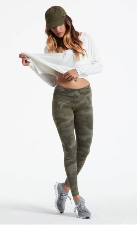 Hard Tail High Rise Camo Legging - Adult XS