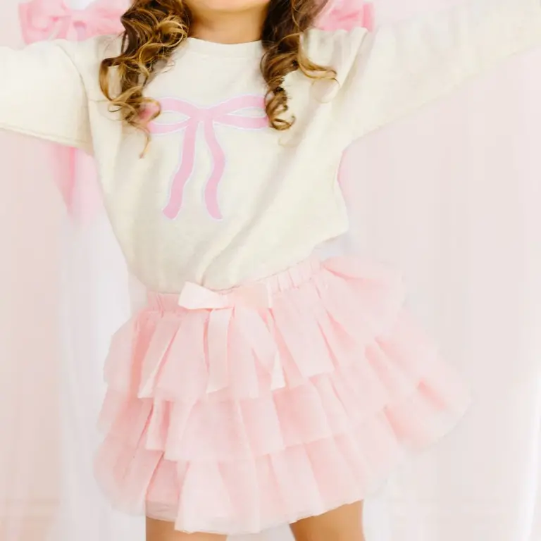 Sweet Winks SW Coquette Bow Patch Sweatshirt