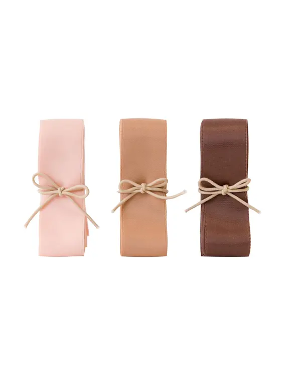 Suffolk Suffolk Satin Ribbon Set - Brown