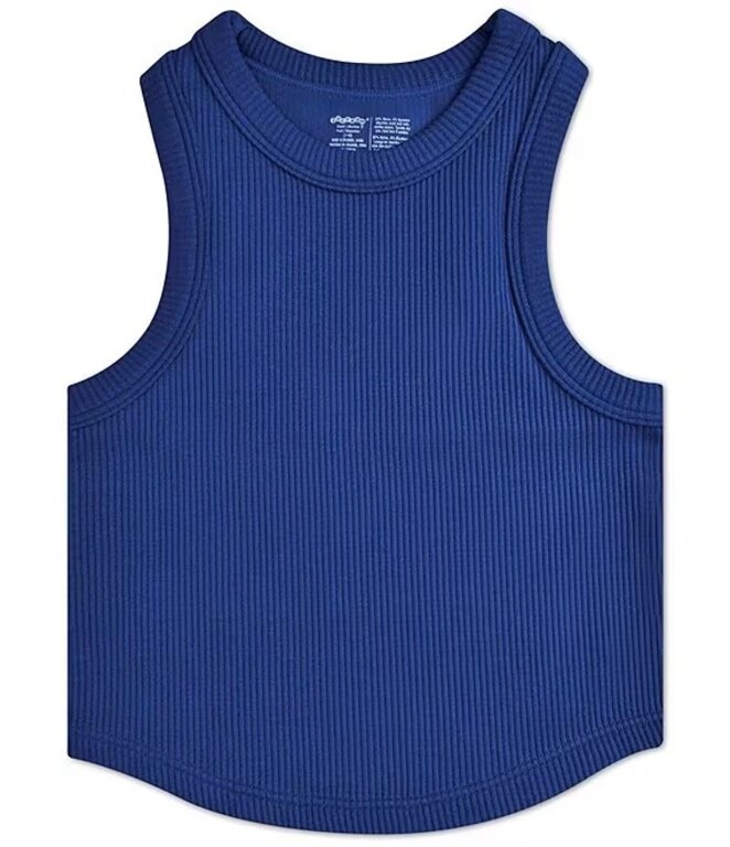 Iscream IS Cropped Ribbed Racerback Tank