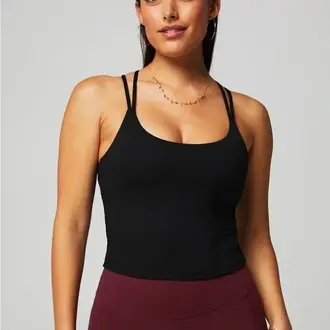 Fabletics FAB Principal Long Line Med Impact Sports Bra