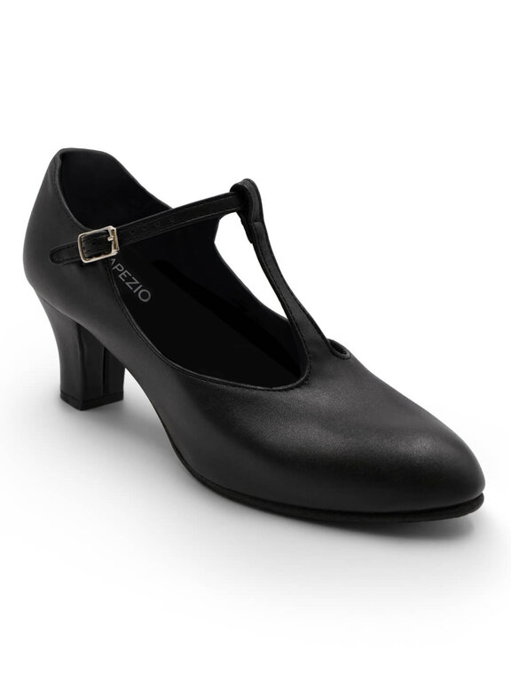 Capezio Jr. Footlight 2" T-Strap Character Shoe- Adult
