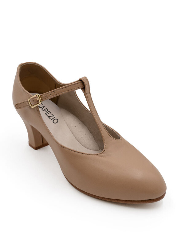 Capezio Jr. Footlight 2" T-Strap Character Shoe- Adult