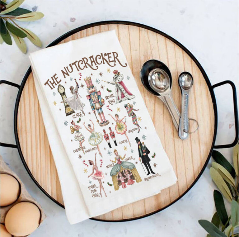 Avery Lane Gifts ALG Nutcracker Ballet Tea Towel