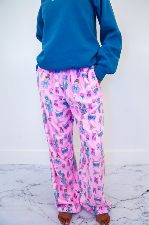 Iscream IS Nutcracker Plush PJ Pants - Adult S