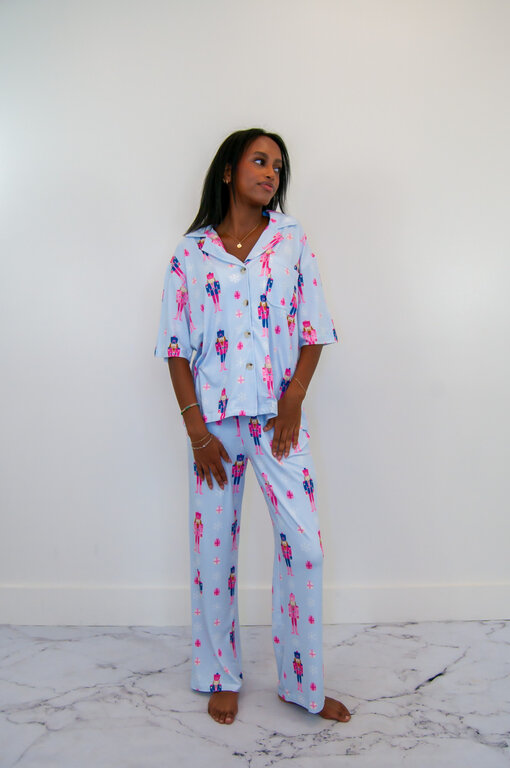 Katydid KD Nutcracker Christmas Pajama Set