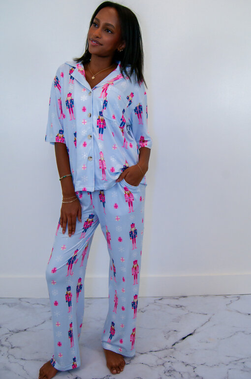 Katydid KD Nutcracker Christmas Pajama Set