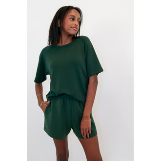 Mono B MB Laguna Soft Drape Raglan Tee