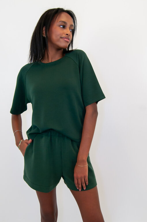 Mono B MB Laguna Soft Drape Raglan Tee