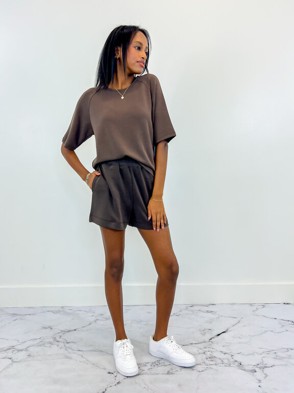 Mono B MB Laguna Soft Drape Raglan Tee
