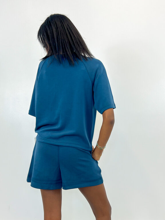 Mono B MB Laguna Soft Drape Raglan Tee
