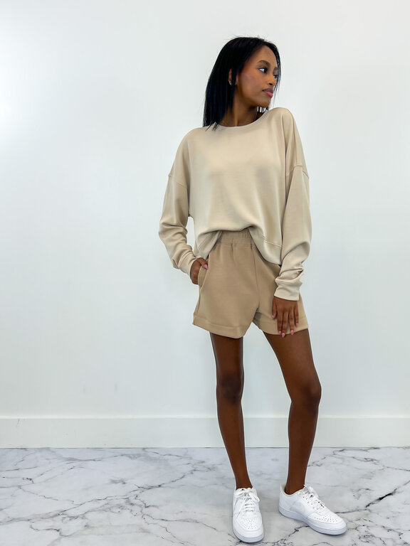 Mono B MB Laguna Drop Shoulder Sweatshirt