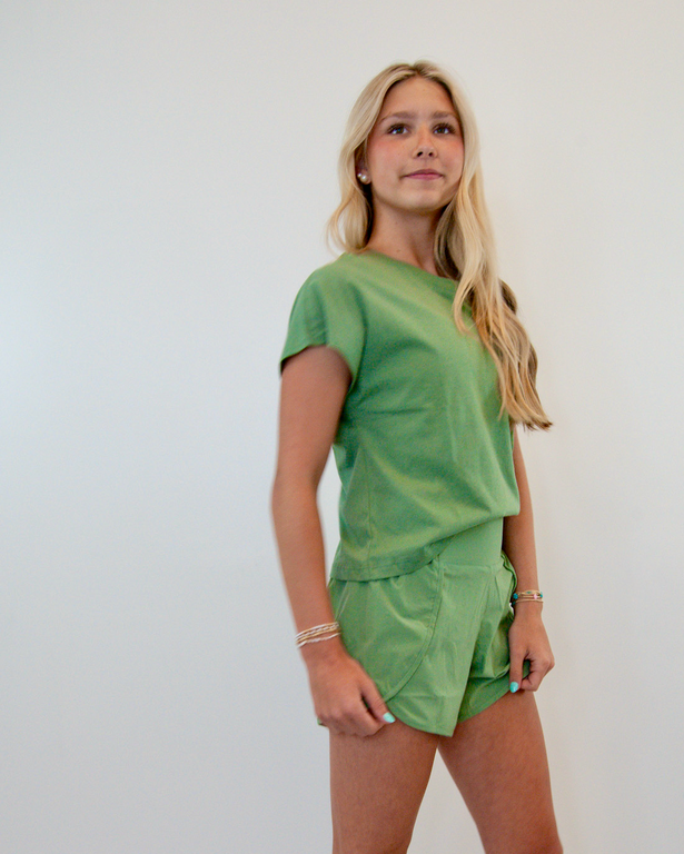 Mono B MONO HW Athleisure Split Short