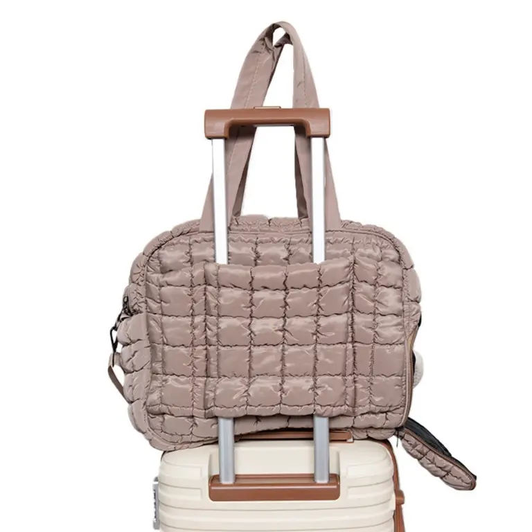 Katydid KD Quilted Duffel Weekender Bag