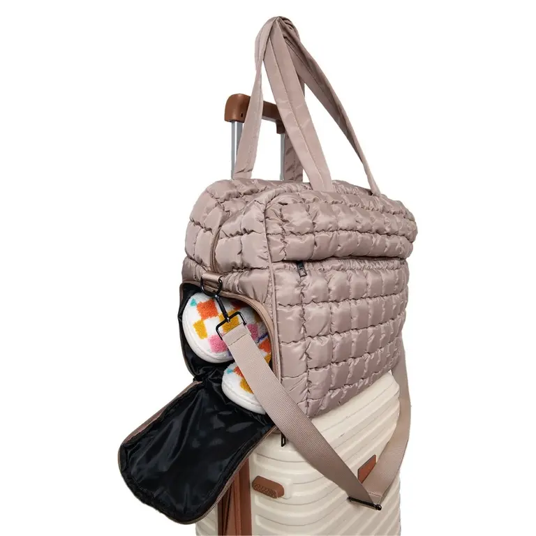 Katydid KD Quilted Duffel Weekender Bag