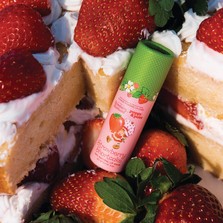Poppy & Pout P&P Strawberry Shortcake Lip Balm