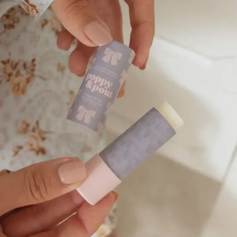 Poppy & Pout P&P Coquette Creme Brûlée Lip Balm