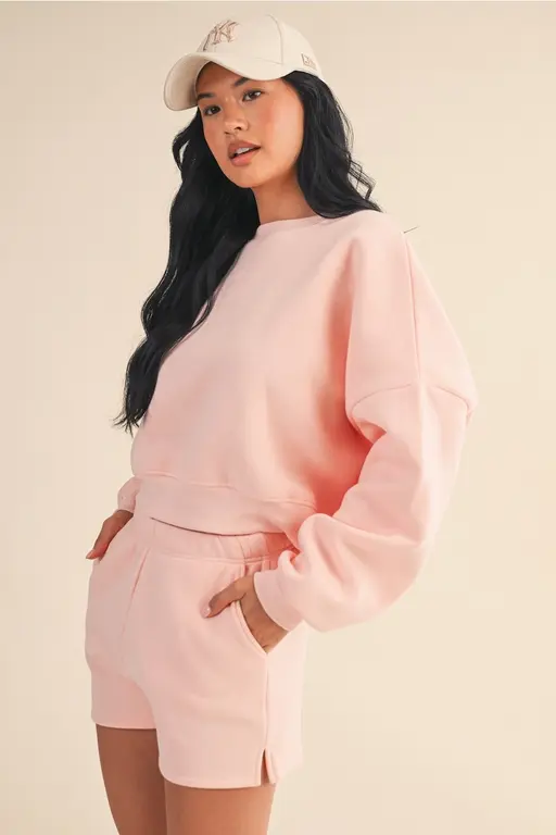 Kimberly C KC Cozy Fleece Oversized Crewneck