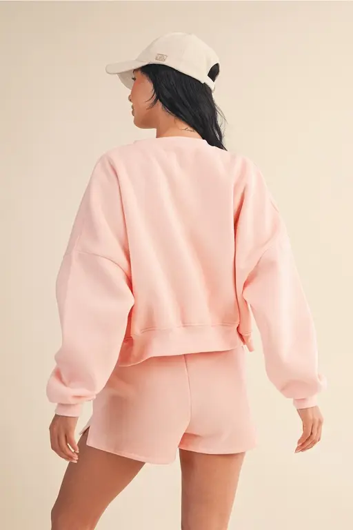 Kimberly C KC Cozy Fleece Oversized Crewneck