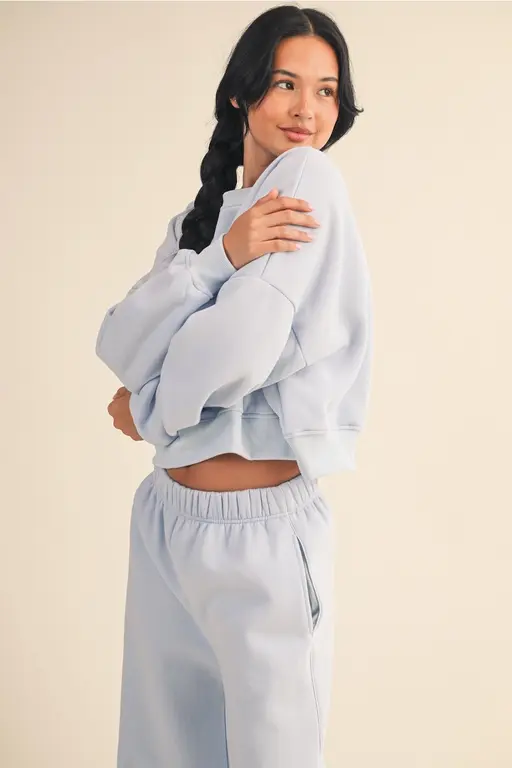 Kimberly C KC Cozy Fleece Oversized Crewneck