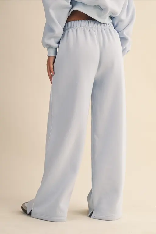 Kimberly C KC Core Cozy Fleece Wide Leg Sweatpants
