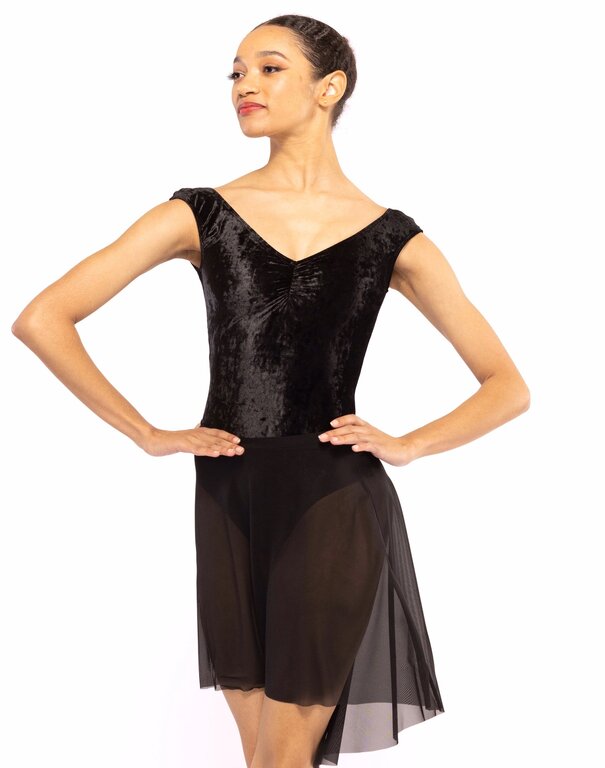 Eleve Eleve Mid High Low Skirt