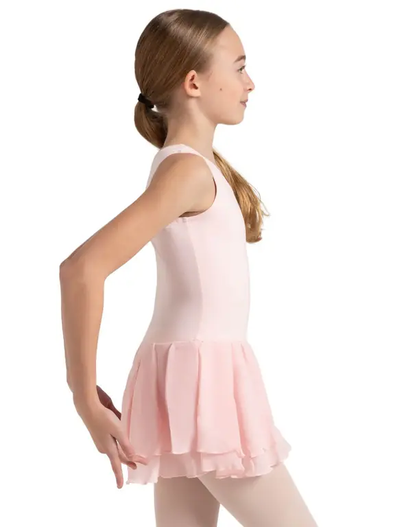 CZ Double Layered Skirt Tank Dress