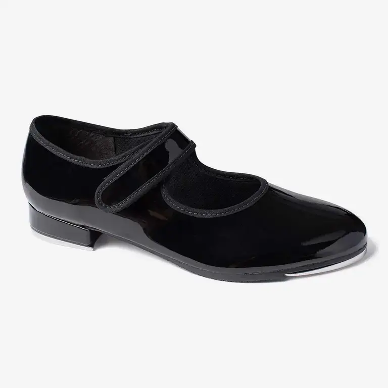So Danca SOD Velcro Tap Shoe Black Matte 12.5M
