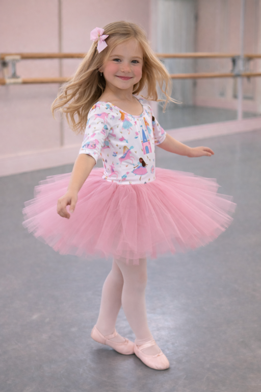 Mila & Rose MR 3/4 Sleeve Tutu Leotard