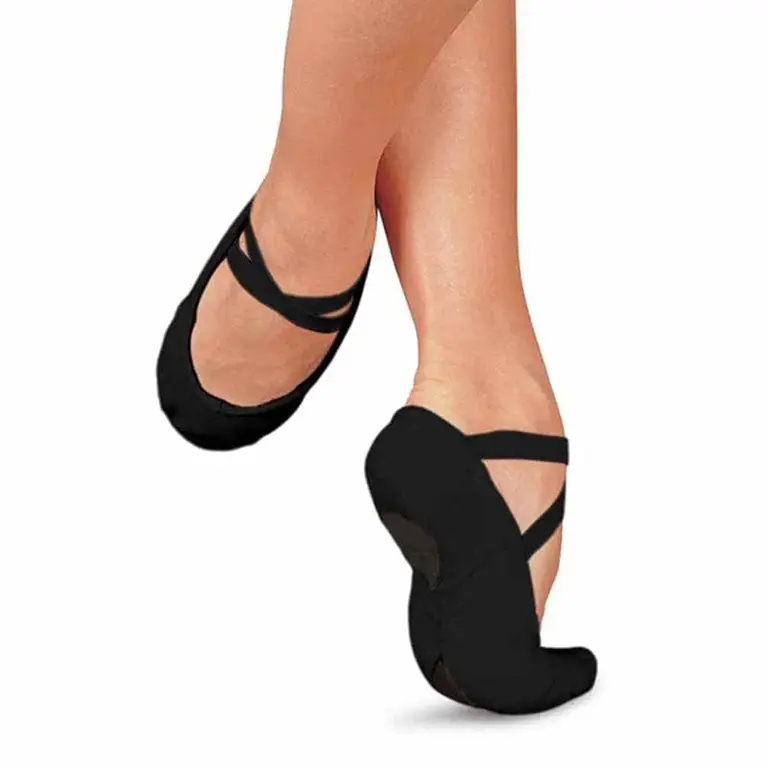Capezio Hanami Canvas Ballet - ADULT Black