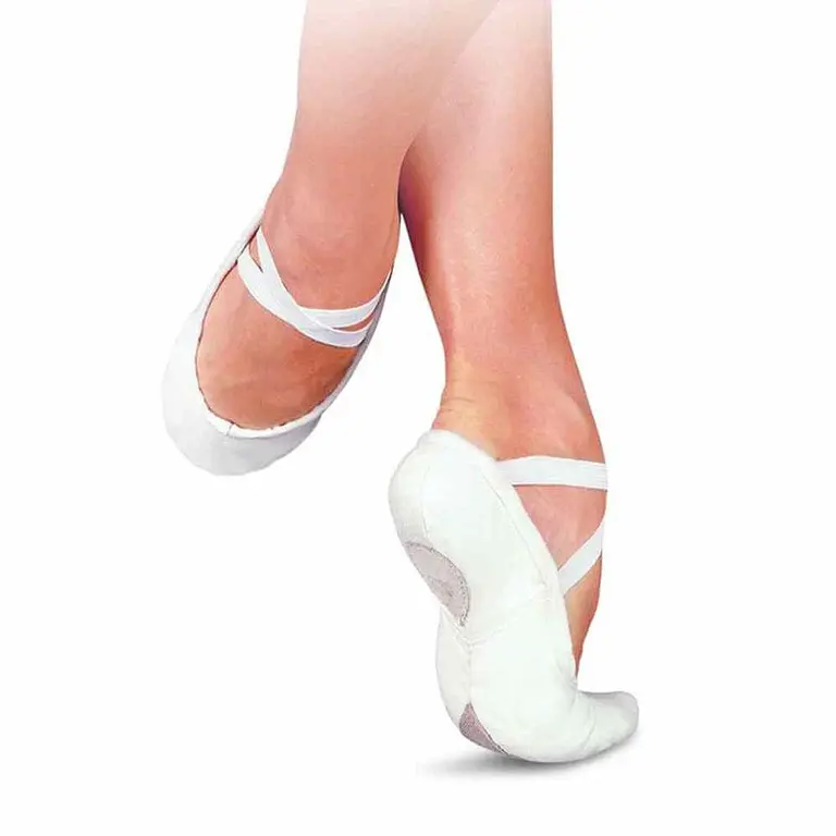 Capezio Hanami Canvas Ballet - ADULT White