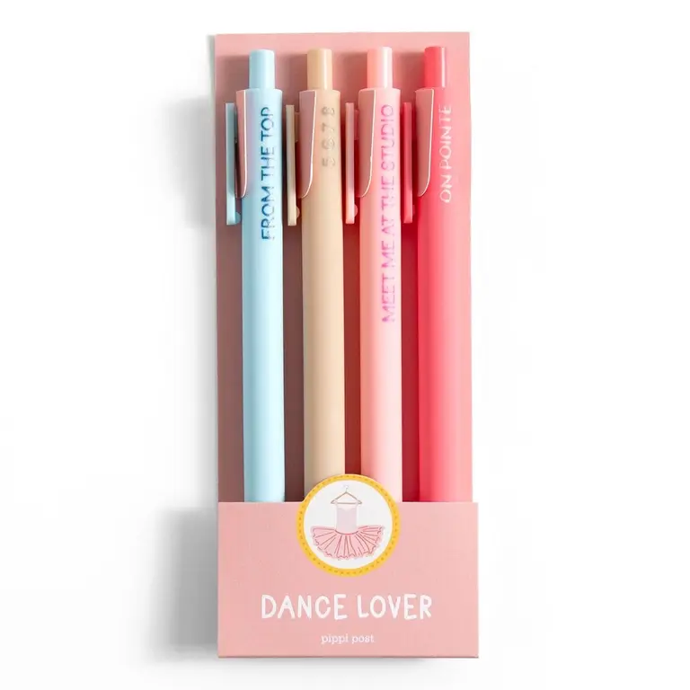 Pippi Post PIP Set of 4 Pens
