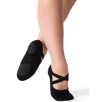 Capezio Hanami Canvas Ballet - Adult Black