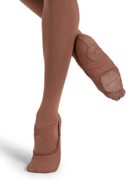Capezio Hanami Canvas Ballet- Adult Mocha