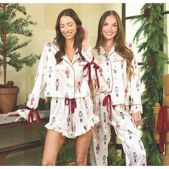Bella Sleep + Spa BSS Nutcracker Ruffle Pajama Set