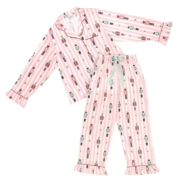 Bella Sleep + Spa BSS Nutcracker Ruffle Pajama Set