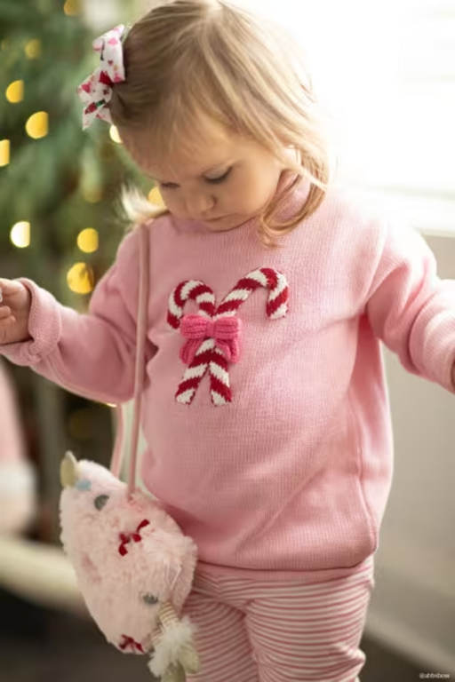 Mud Pie MP Pink Christmas Purse