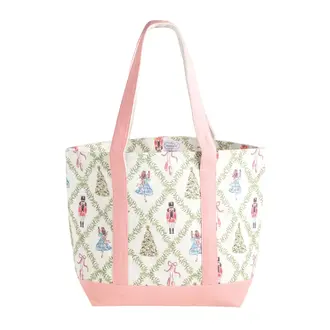 Mud Pie MP Nutcracker Canvas Tote
