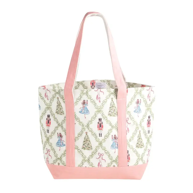 Mud Pie MP Nutcracker Canvas Tote